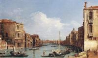 Canaletto - The Grand Canal from Campo S Vio towards the Bacino